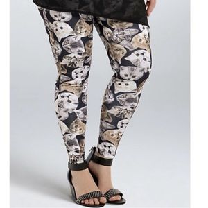 Torrid Cat Head leggings, NWT, size 3X, women’s.